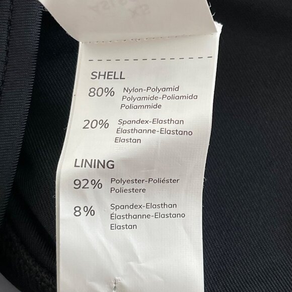 Cupshe Women Black 1 Piece Swimsuit Size XS Black V-Neck Ruched Adjustable Strap - Picture 8 of 9